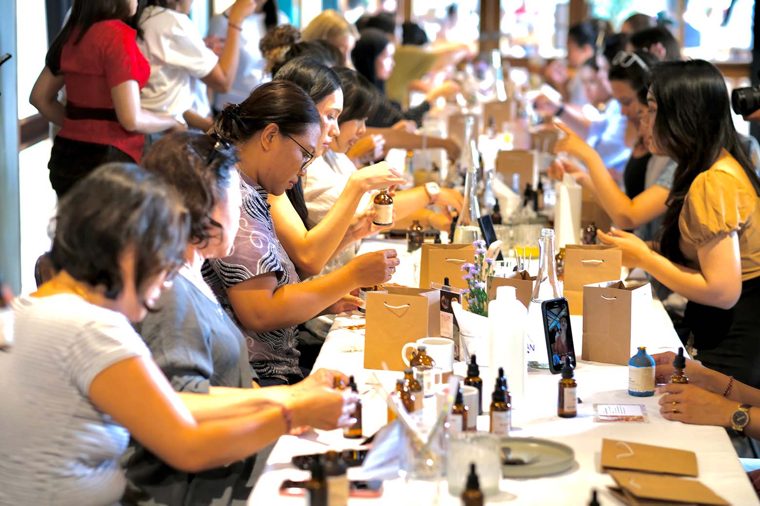 Step into Scent-sational Bliss: Recap of Our First Reed Diffuser Class