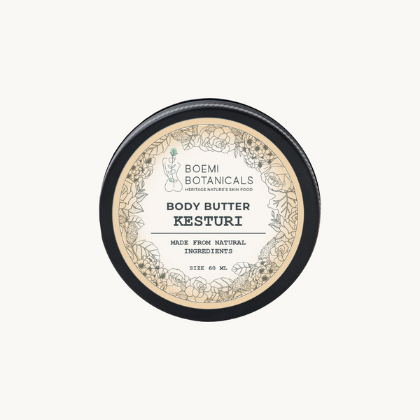 BOEMI Botanicals Ultra Moisturizing Body Butter Natural Kesturi (Sensitive - Dry Skin)