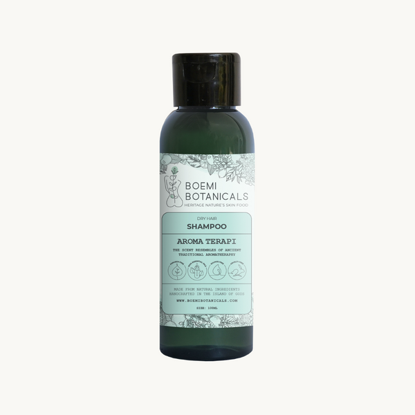 BOEMI Botanicals Moisturizing Natural Shampoo Aroma Terapi (Dry Hair)