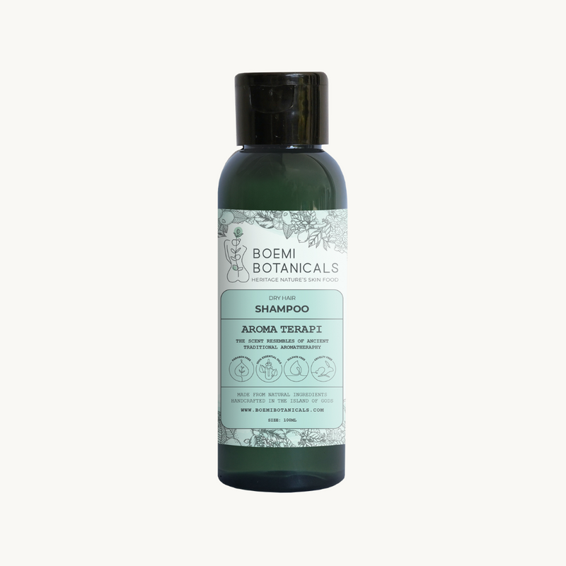 BOEMI Botanicals Moisturizing Natural Shampoo Aroma Terapi (Dry Hair)