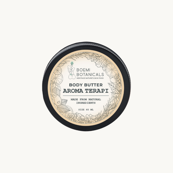 BOEMI Botanicals Ultra Moisturizing Body Butter Natural Aroma Terapi (Dry Skin)