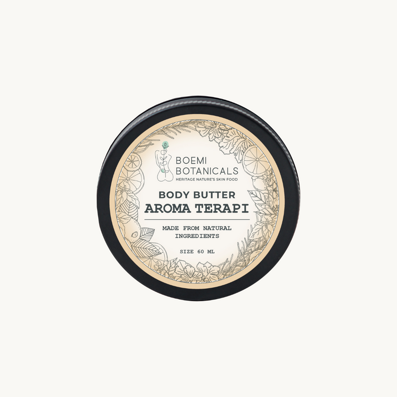 BOEMI Botanicals Ultra Moisturizing Body Butter Natural Aroma Terapi (Dry Skin)