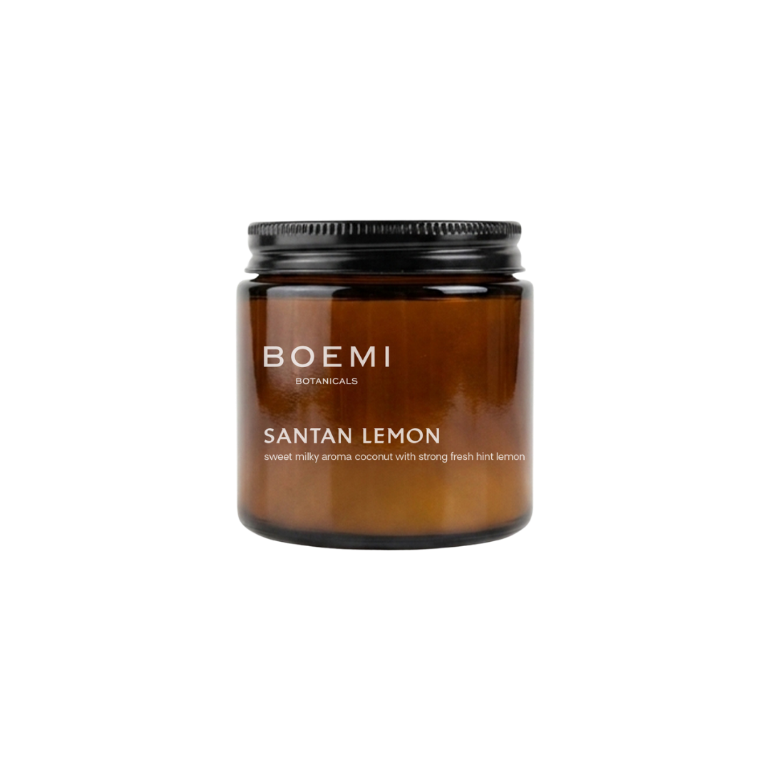 Scented Candle Santan Lemon Boemi Botanicals