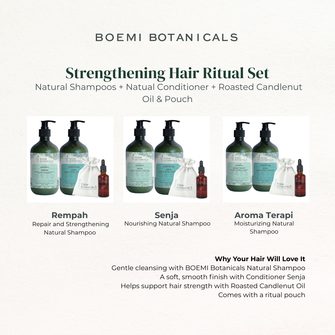 Strengthening Hair Ritual Set BOEMI Botanicals