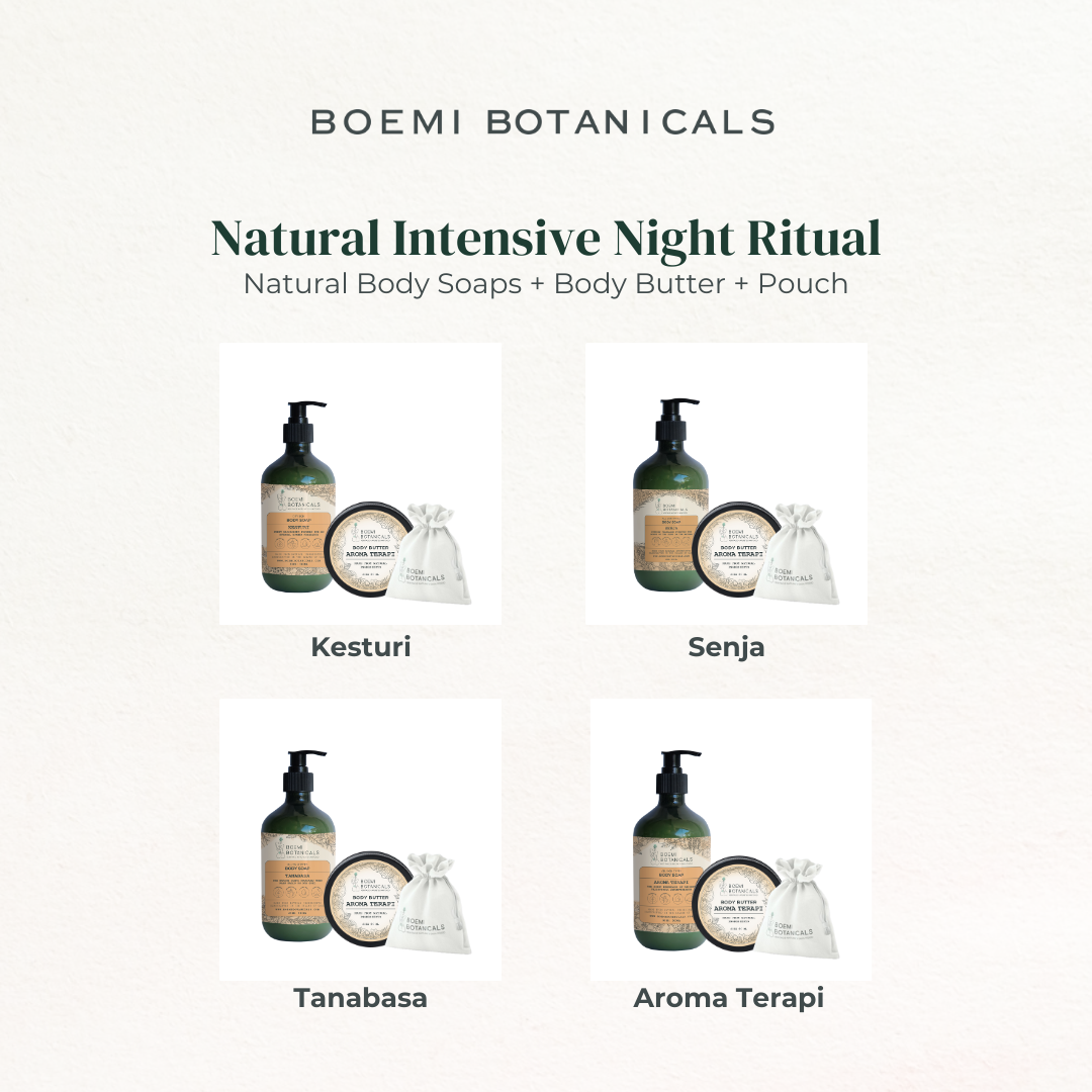 Natural Intensive Night Ritual Set BOEMI Botanicals | Set Natural Night Personal Care Rituals