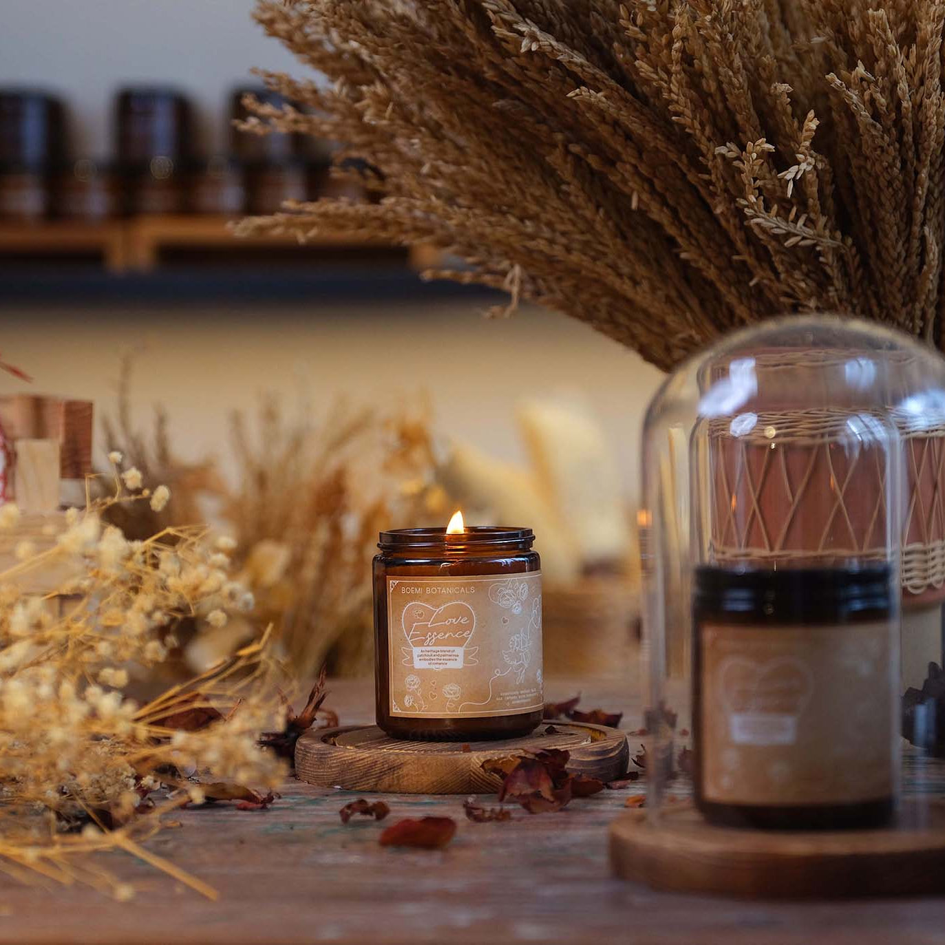 Scented Candle Love Essence (Valentine Series) Boemi Botanicals