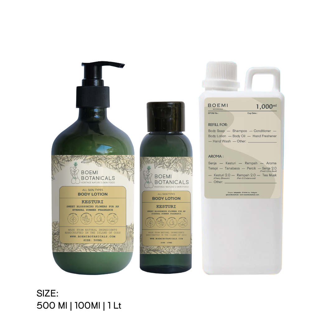 Aromatic and Flowery Body Lotion - Kesturi (Dry Skin) Boemi Botanicals
