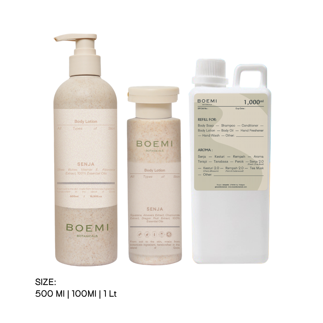 Fresh and Citrusy Body Lotion Senja (All Skin Types) Boemi Botanicals