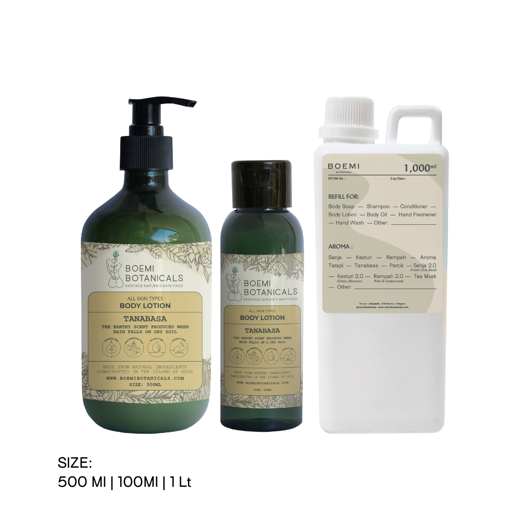 Earthy and Woody Body Lotion - Tanabasa (Sensitive Skin) Boemi Botanicals