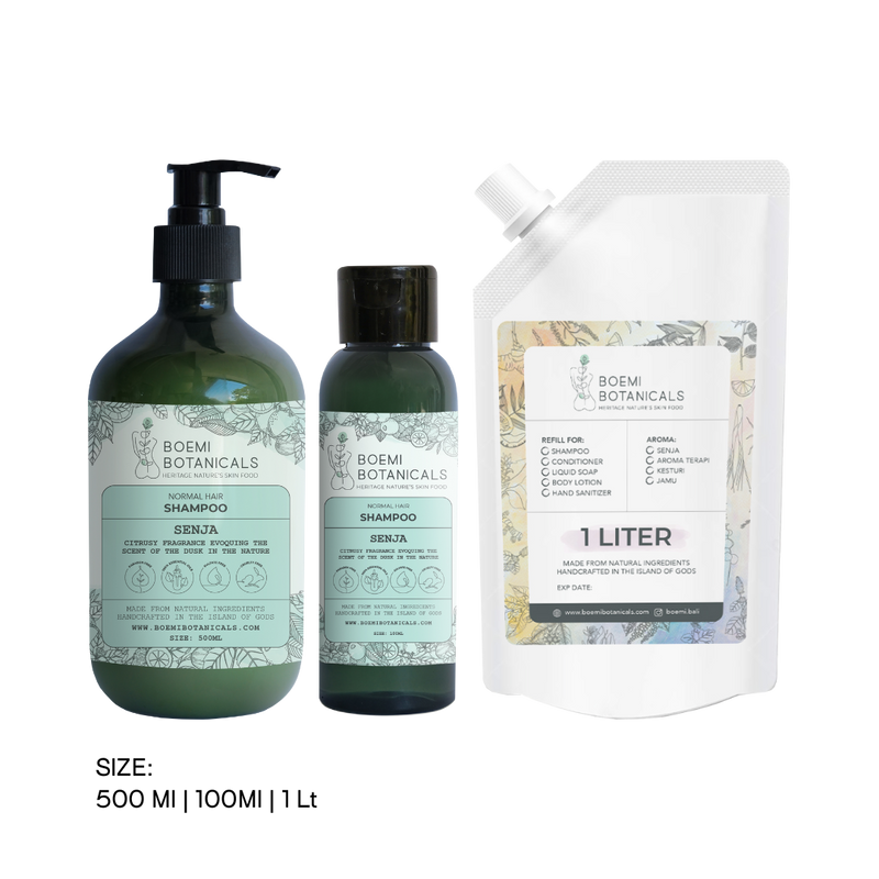 Rejuvenating Natural Shampoo Senja | All Hair Type