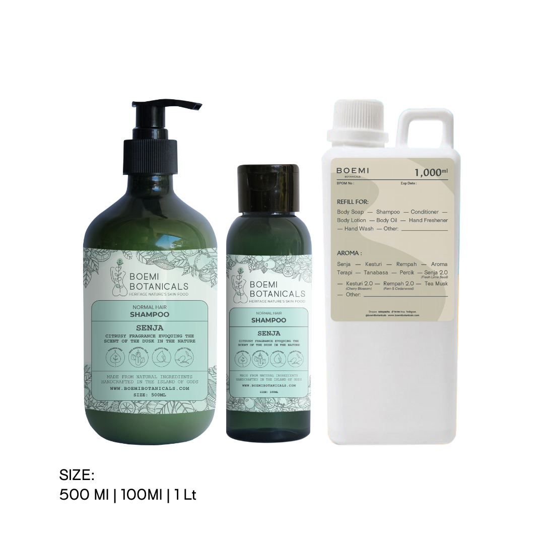 Nourishing Natural Shampoo Senja (All Hair Type) Boemi Botanicals