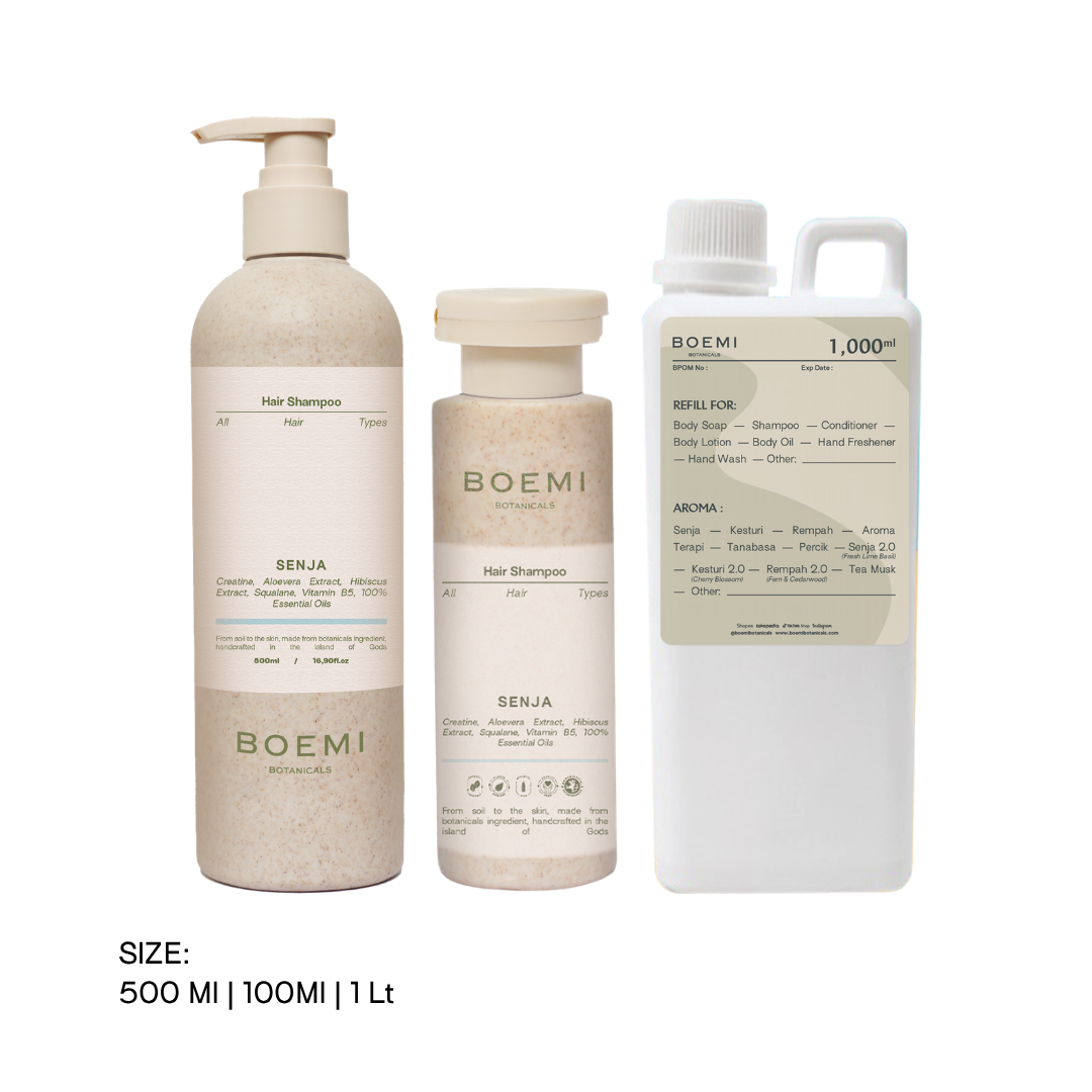 Nourishing Natural Shampoo Senja (All Hair Type) Boemi Botanicals