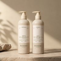 Natural Hair Care Set | Shampoo & Conditioner for Soft, Hydrated Hair BOEMI Botanicals