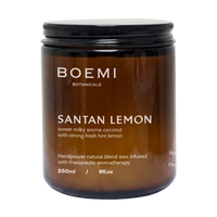 Scented Candle Santan Lemon Boemi Botanicals