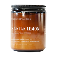 Scented Candle Santan Lemon Boemi Botanicals