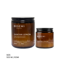 Scented Candle Santan Lemon Boemi Botanicals