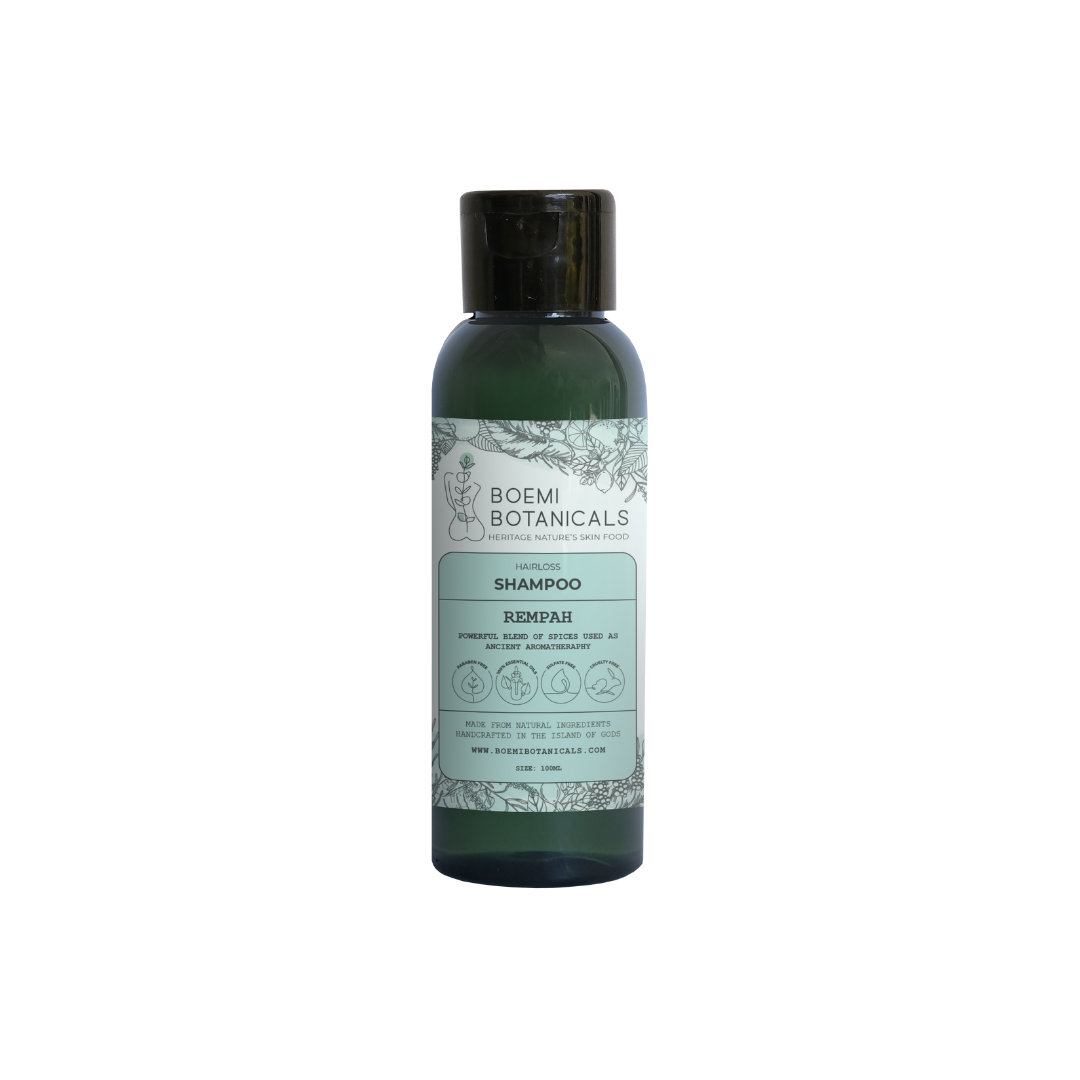 Repair and Strengthening Natural Shampoo Rempah (Hairloss) Boemi Botanicals