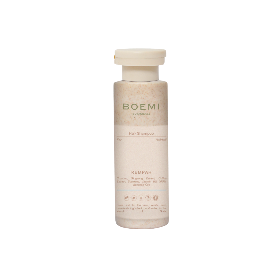 Repair and Strengthening Natural Shampoo Rempah (Hairloss) Boemi Botanicals
