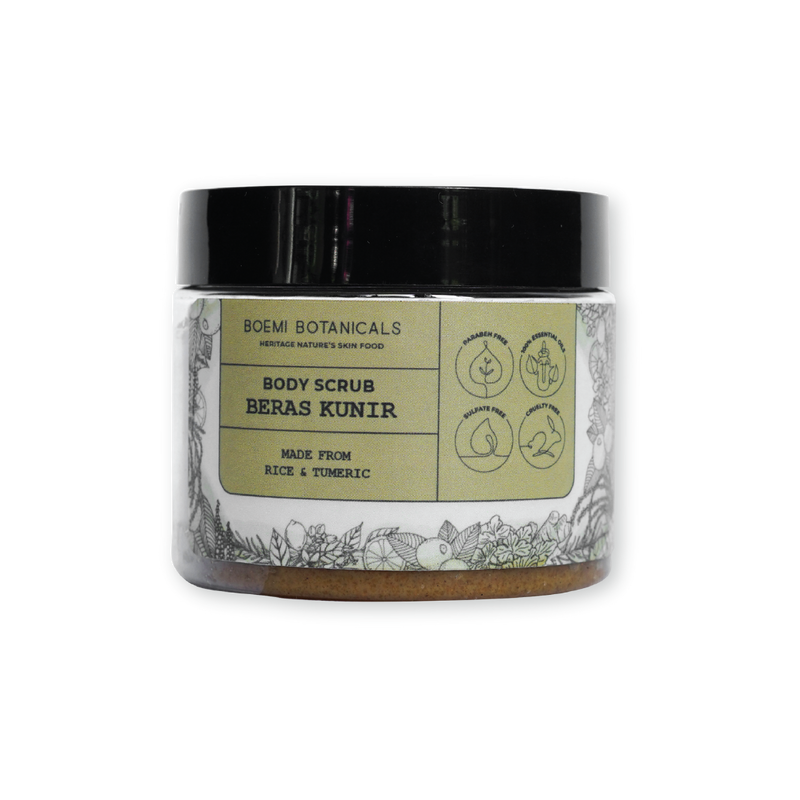 Body Scrub BERAS KUNIR (Aroma Terapi)