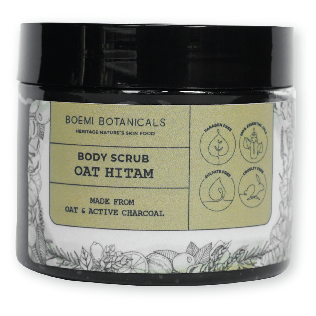 Body Scrub Oat Hitam (Rempah)