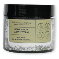 Body Scrub Oat Hitam (Rempah) Boemi Botanicals