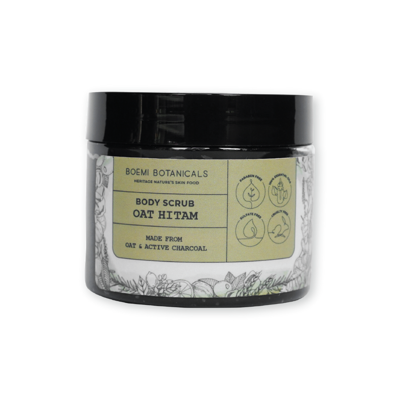 Body Scrub OAT HITAM (Rempah)