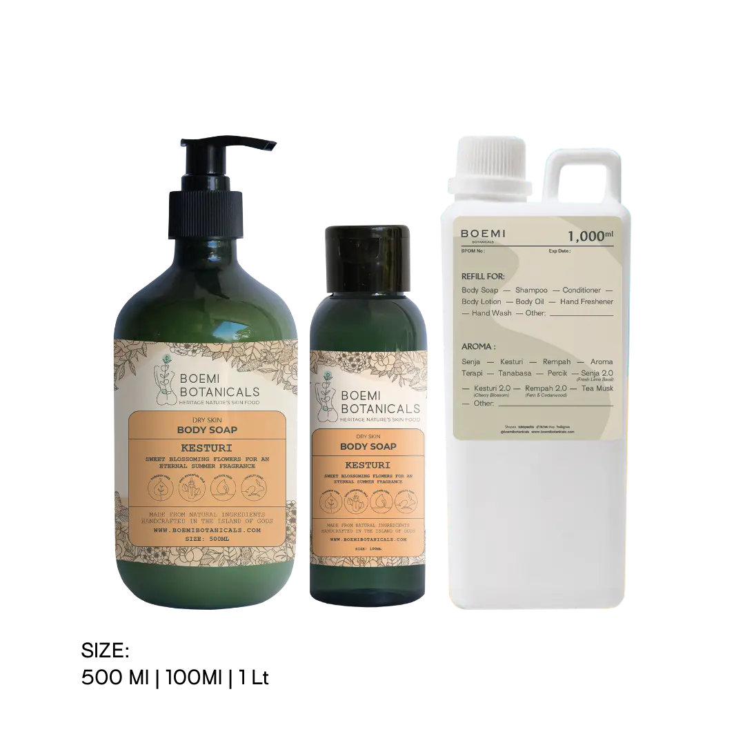 Aromatic and Flowery Body Soap - Kesturi (Dry Skin) Boemi Botanicals