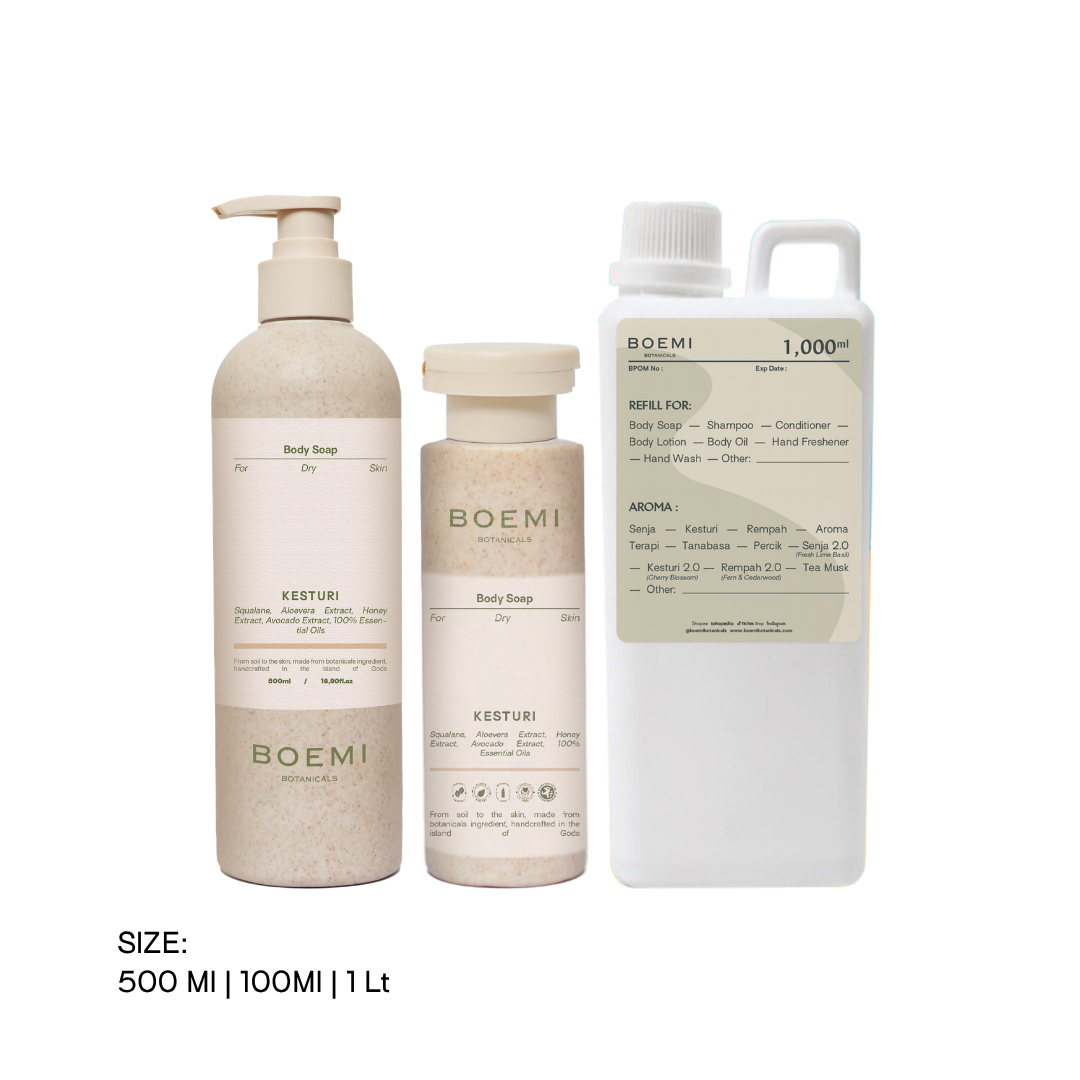 Aromatic and Flowery Body Soap - Kesturi (Dry Skin) Boemi Botanicals