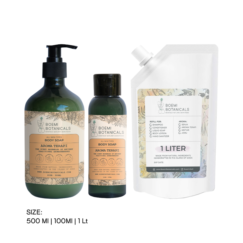Heritage & Natural Body Soap Aroma Terapi (All Type of Skin)