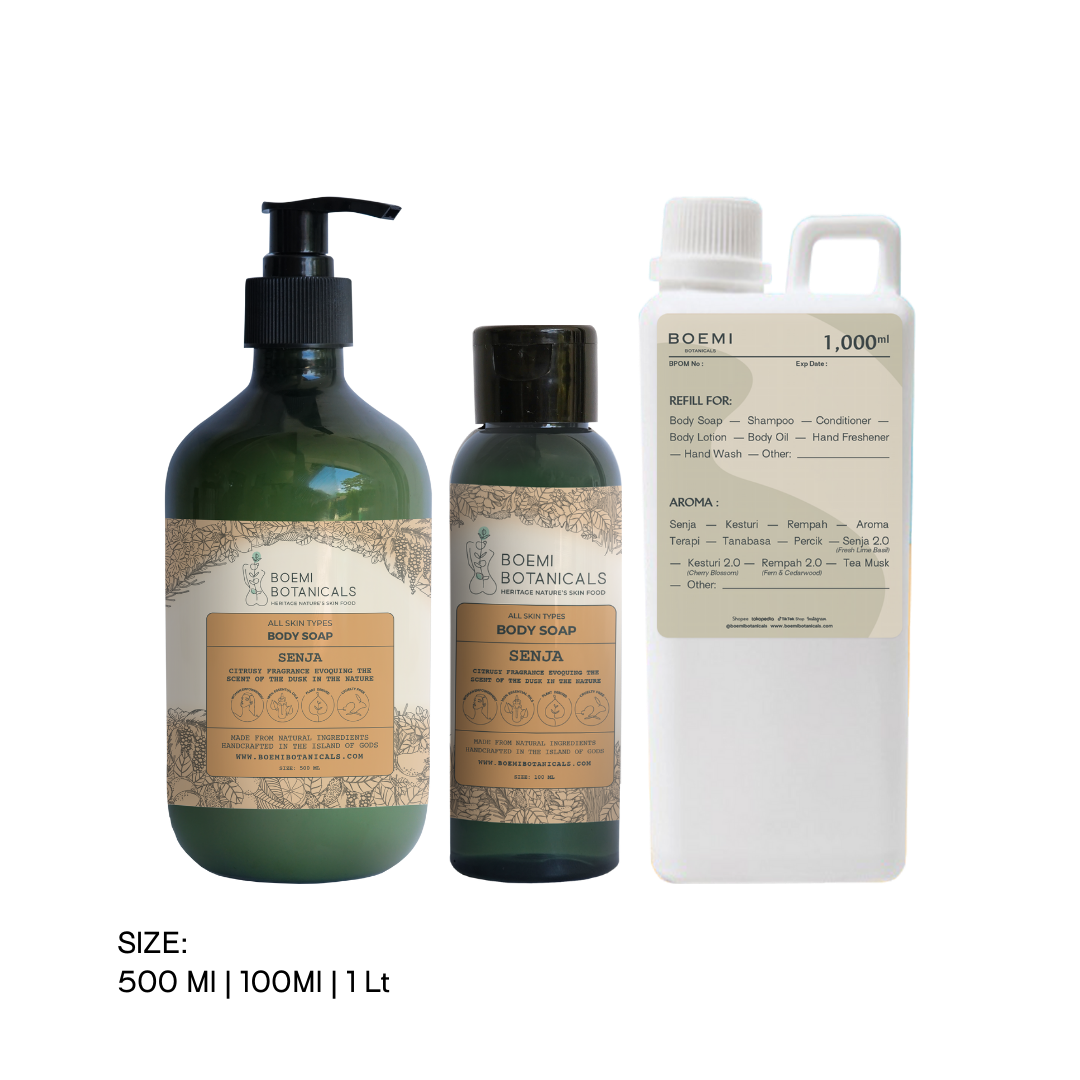 Fresh and Citrusy Body Soap Senja (All Skin Types) BOEMI Botanicals