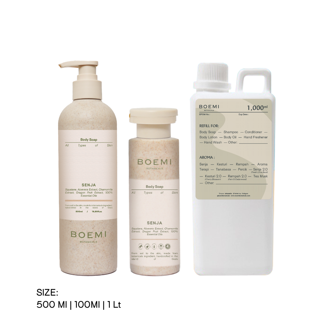 Fresh and Citrusy Body Soap Senja (All Skin Types) BOEMI Botanicals