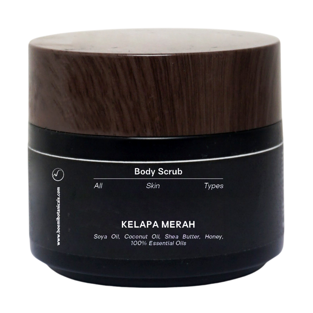 Body Scrub Kelapa Merah (Kesturi)