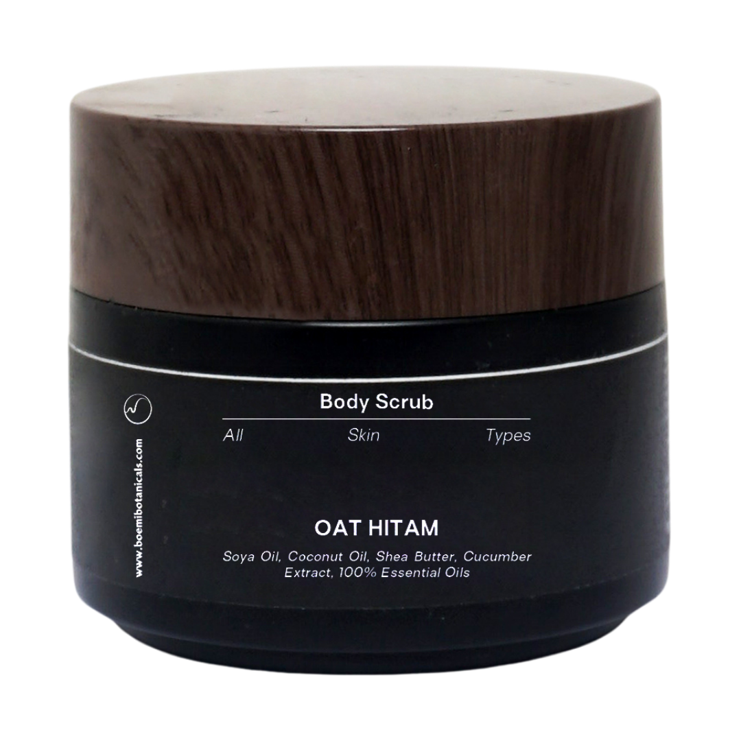 Body Scrub Oat Hitam (Rempah)
