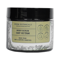 Body Scrub Oat Hitam (Rempah) Boemi Botanicals